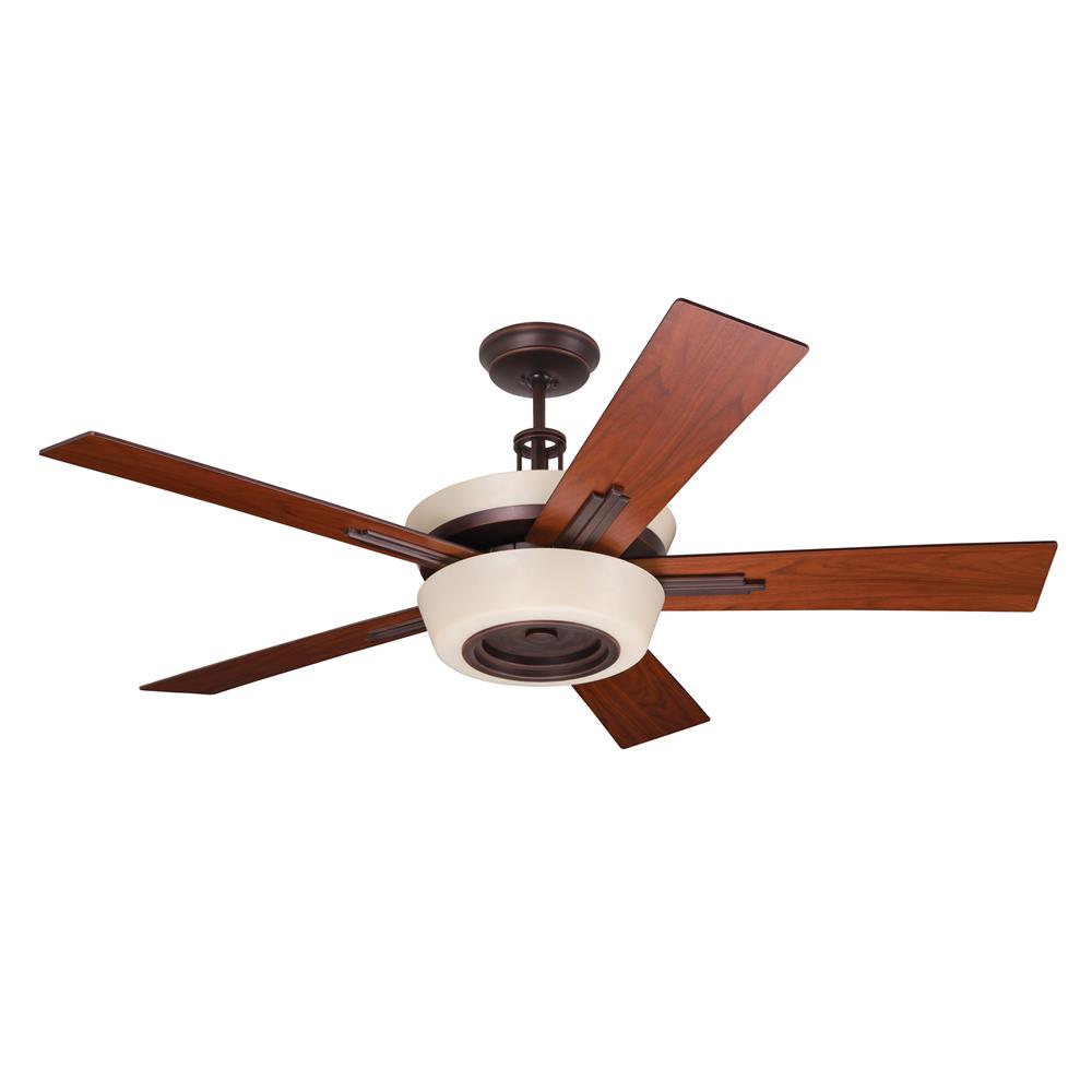 Emerson CF995VNB Laclede Eco Transitional  Ceiling fan in Venetian Bronze with Dark Mahogany/Walnut blade finish